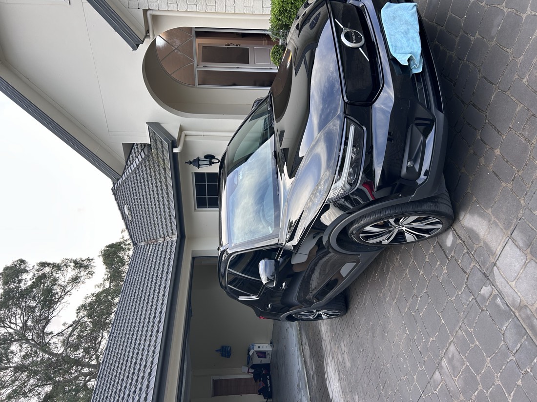 Detailed black Volvo XC40 exterior