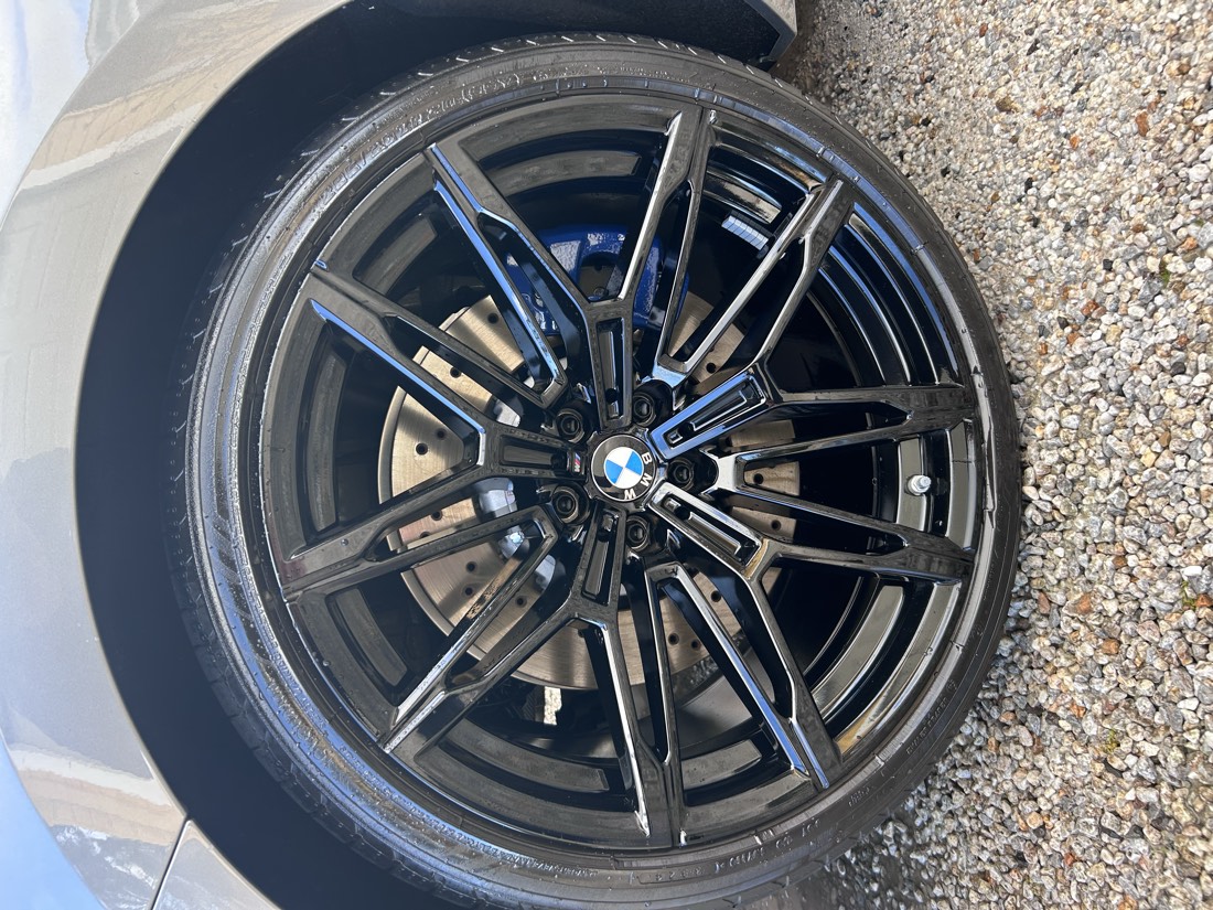 Detailed alloy wheel close up
