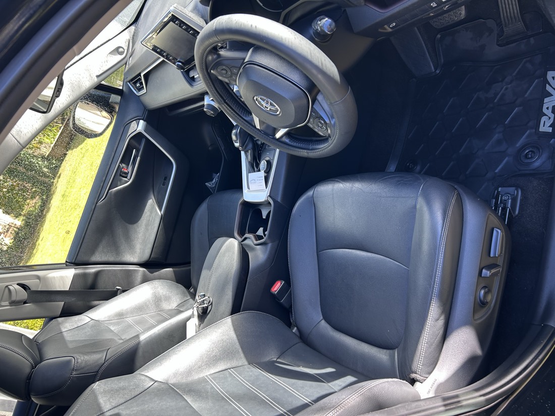 Clean detailed rear seats